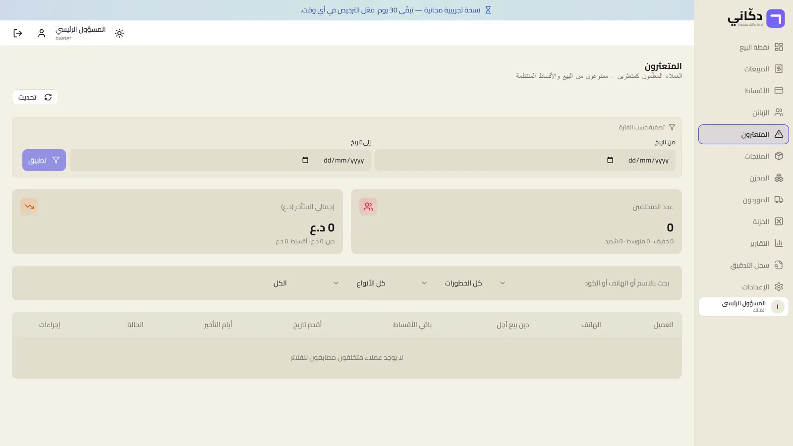 المتعثرون